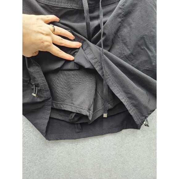 Green Tea Activewear Black Athletic Skort XXL With Built-In Shorts & Adjustable - Picture 2 of 5